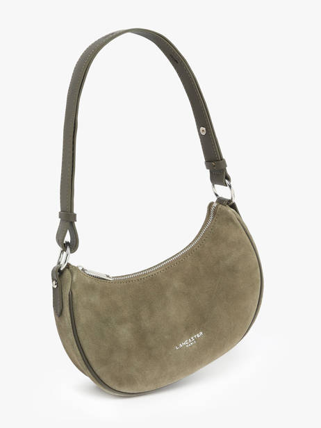 Shoulder Bag Suede Leather Lancaster Green suede 81 other view 2