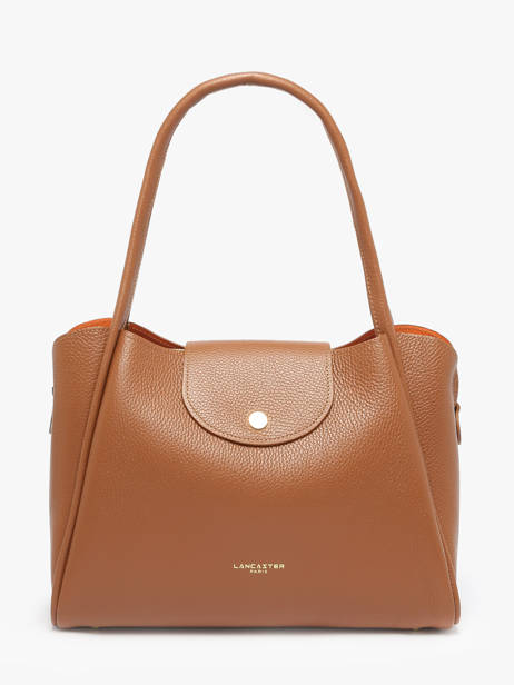 Shoulder Bag Ida Double Leather Lancaster Brown ida double 85