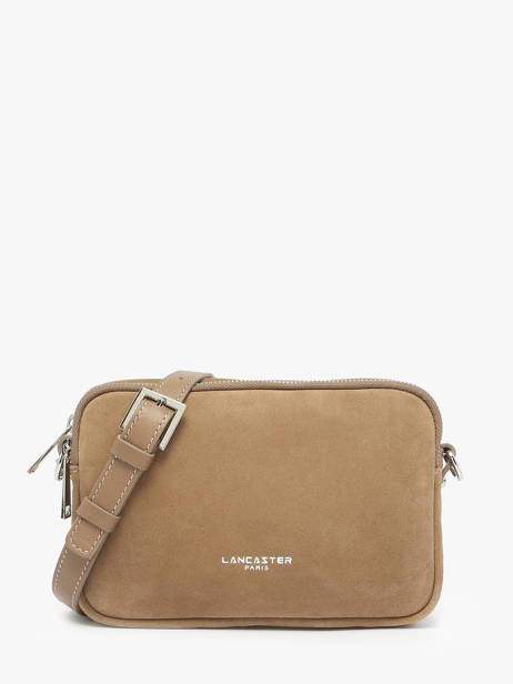 Shoulder Bag Suede Leather Lancaster Beige suede 65