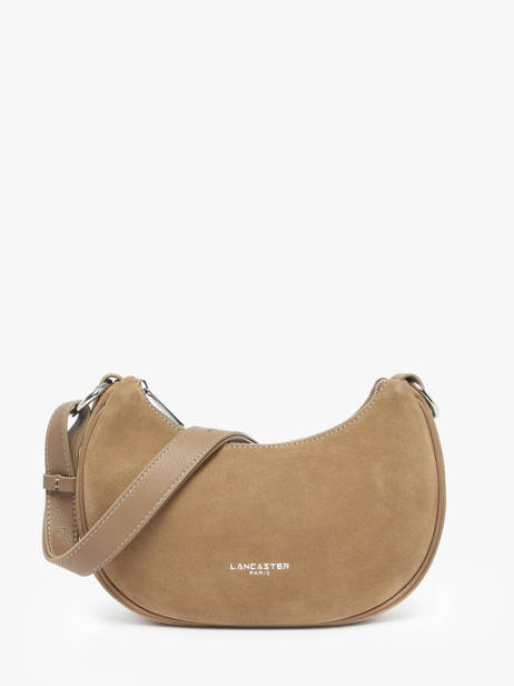 Shoulder Bag Suede Leather Lancaster Beige suede 81
