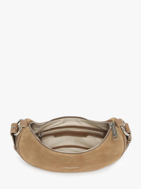 Shoulder Bag Suede Leather Lancaster Beige suede 81 other view 2