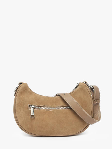 Shoulder Bag Suede Leather Lancaster Beige suede 81 other view 3