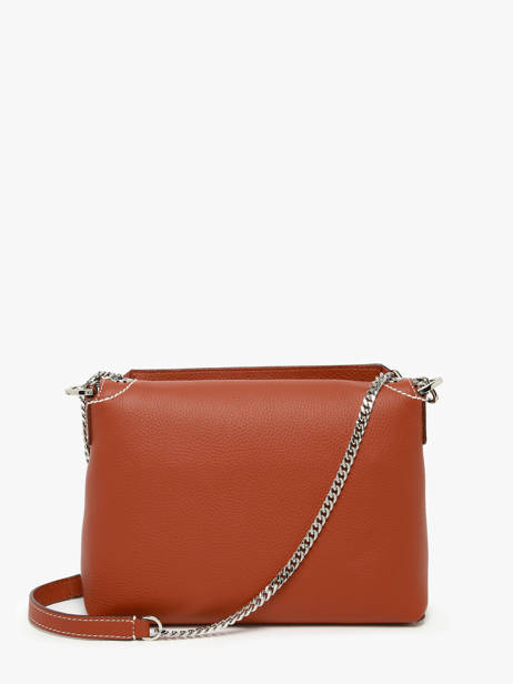 Sac BandouliÃ¨re Ninon Cuir Lancel Marron ninon A13782 vue secondaire 5