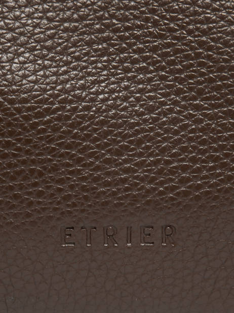 Pochette Homme Flandres Cuir Etrier Marron flandres EFLA733S vue secondaire 5