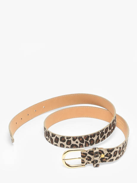 Belt Milano Beige velvet leopardo VL25067 other view 2