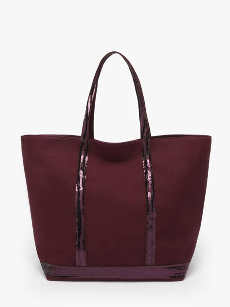 Large Le Cabas Tote Bag Sequins Vanessa bruno Violet cabas 1V40315 other view 4