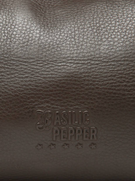 Sac Banane Cow Cuir Basilic pepper Marron cow BCOW54 vue secondaire 5