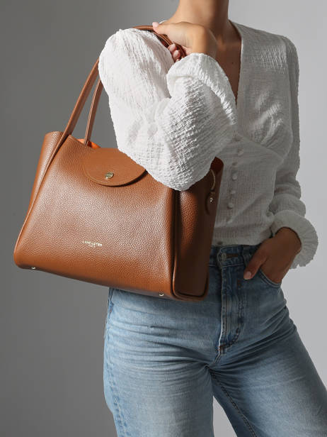 Shoulder Bag Ida Double Leather Lancaster Brown ida double 85 other view 1