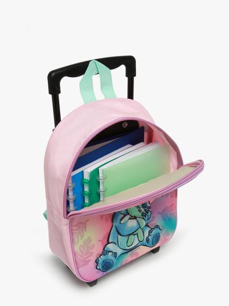 Mini Wheeled Schoolbag Lilo & stitch Multicolor great escapes 79500304 other view 3