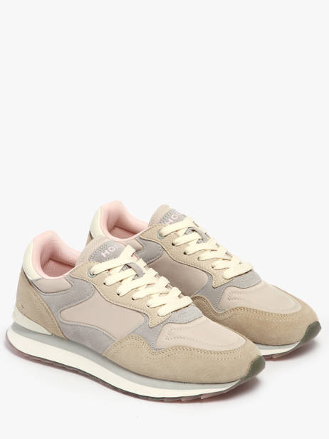 Sneakers In Leather Hoff Beige women 12402001 other view 1