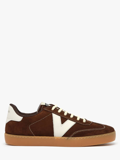 Sneakers In Leather Victoria Brown women 1126218
