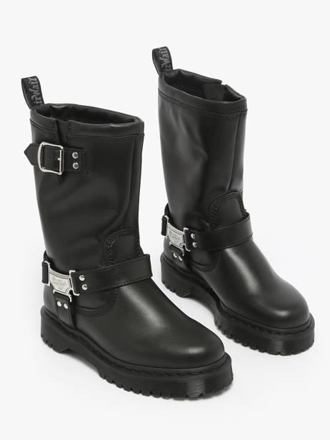 Boots In Leather Dr martens Black women 32199001 other view 1