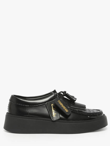 Derby Shoes In Leather Clarks Black women 26184943