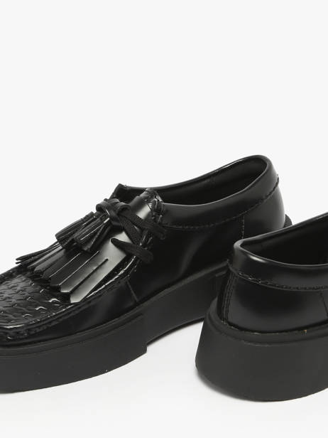 Derby Shoes In Leather Clarks Black women 26184943 other view 2