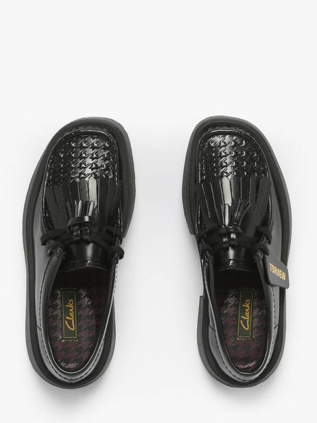 Derby Shoes In Leather Clarks Black women 26184943 other view 3