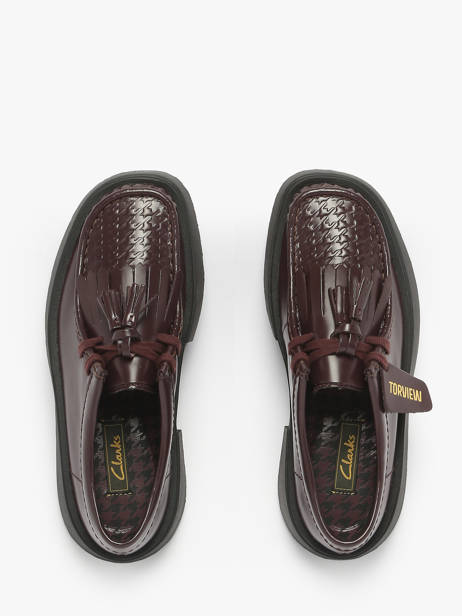 Derby Shoes In Leather Clarks Brown women 26184948 other view 3