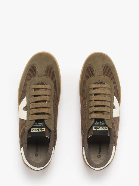 Sneakers In Leather Victoria Green women 1126220 other view 3