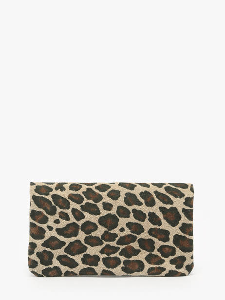 Leather Leopard Wallet Milano Beige velvet leopardo VL23113 other view 2