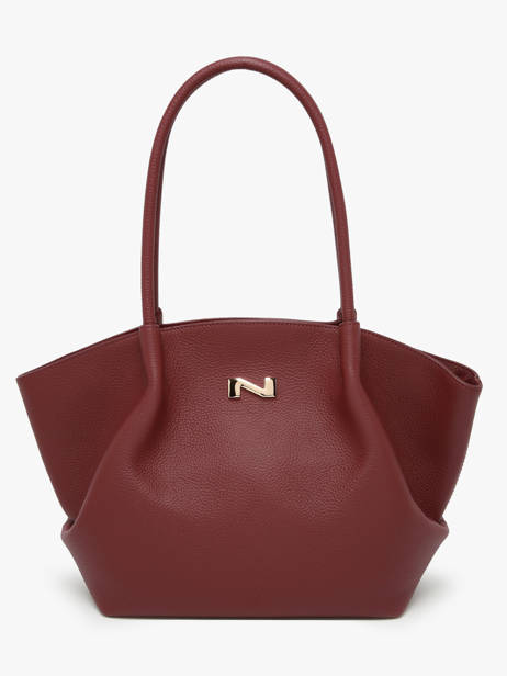 Leather Galatée Shoulder Bag Nathan baume Red nymphea 3