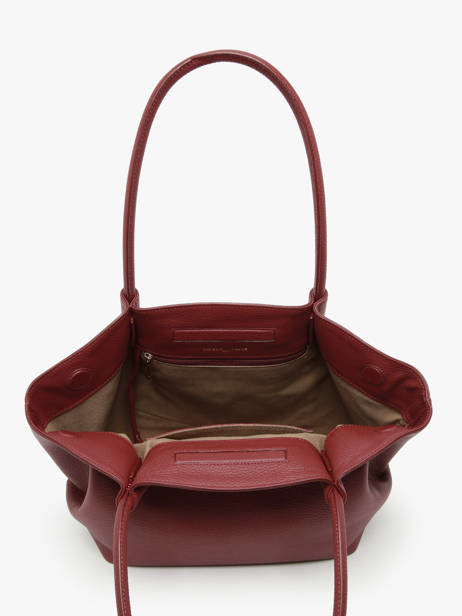 Leather Galatée Shoulder Bag Nathan baume Red nymphea 3 other view 3