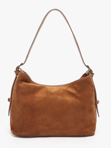 Sac Porté épaule Velvet Caviar Cuir Milano Orange velvet caviar VC250610 vue secondaire 3