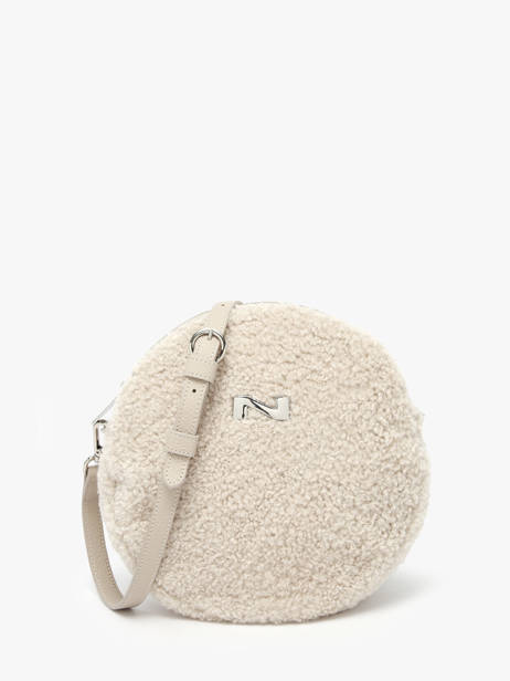 Leather Dora Winter Crossbody Bag Nathan baume Beige nathan S