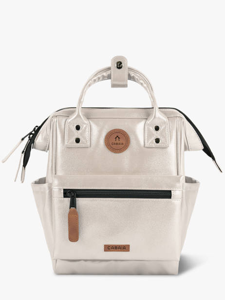 1 Compartment Backpack Cabaia Silver adventurer XS
