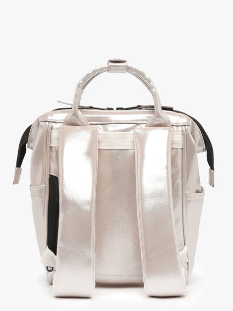 1 Compartment Backpack Cabaia Silver adventurer XS other view 4
