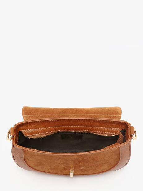 Shoulder Bag Velvet Caviar Leather Milano Brown velvet caviar VC25069 other view 3