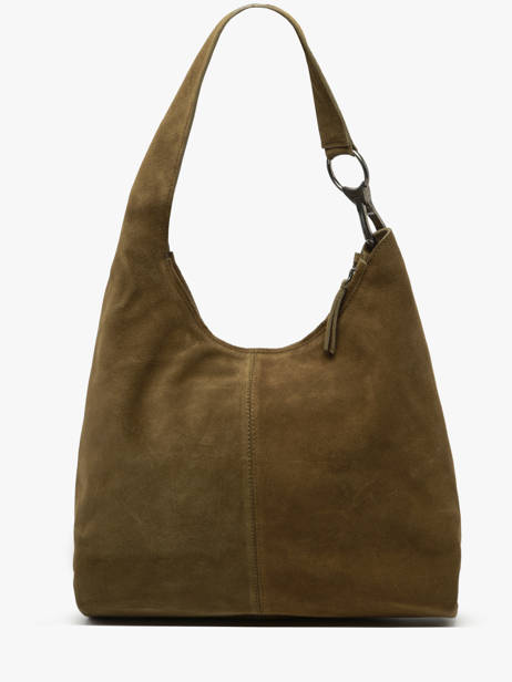 Shoulder Bag Leather Leather Biba Green leather JAP2L other view 3