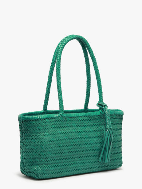Sac Porté épaule Heritage Cuir Biba Vert heritage PER10L vue secondaire 1