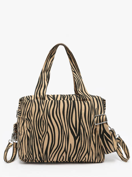 Recycled Cotton Mini Darcy Satchel Rivedroite Beige wild tribe MDARCWIL other view 3