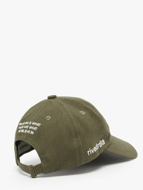 Recycled Cotton Colette Cap Rivedroite Green timeless COLETTIM other view 2