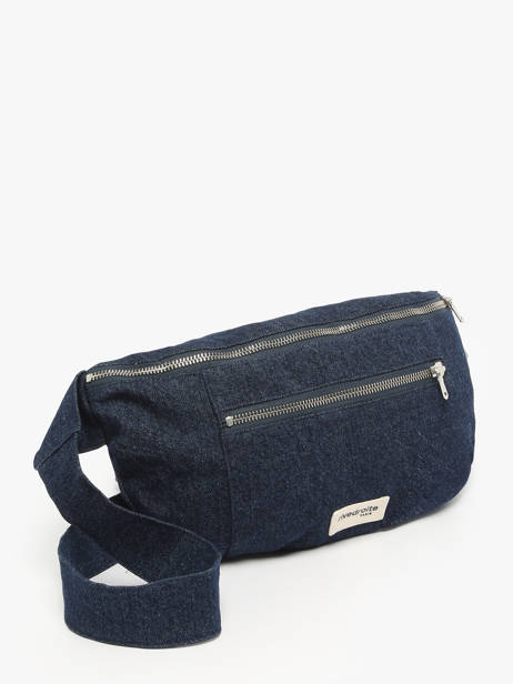 Recycled Cotton Orsel Belt Bag Rivedroite Blue timeless ORSELTIM other view 1