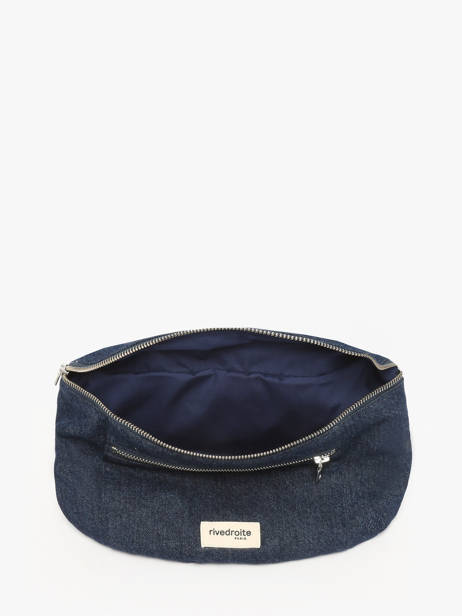 Recycled Cotton Orsel Belt Bag Rivedroite Blue timeless ORSELTIM other view 2