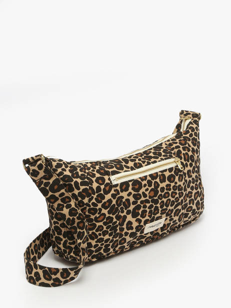Recycled Cotton Mini Charlot Crossbody Bag Rivedroite Brown forever wild MCHARFOR other view 2