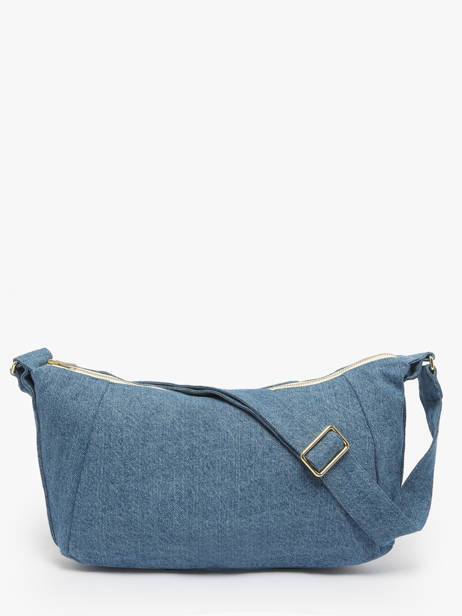 Recycled Cotton Mini Charlot Crossbody Bag Rivedroite Blue timeless MCHARTIM other view 3