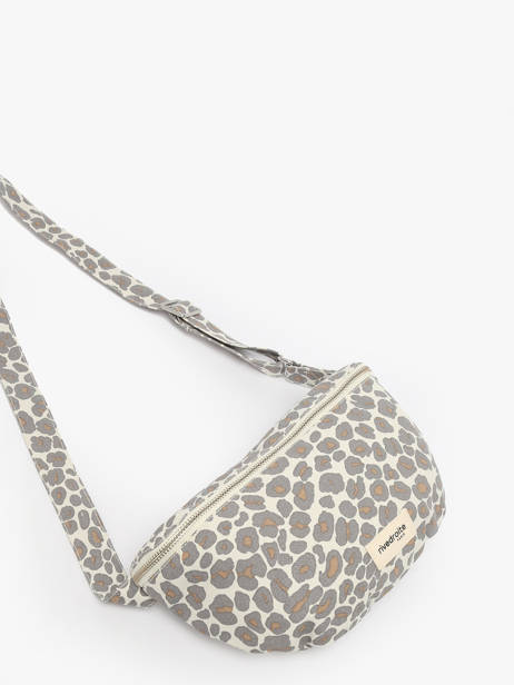 Recycled Coton Custine Belt Bag Rivedroite Gray into the wild CUSTIINT other view 1