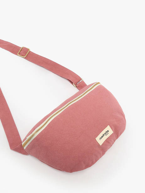 Recycled Coton Custine Belt Bag Rivedroite Pink timeless CUSTITIM other view 1