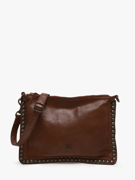 Leather Crossbody Bag Heritage Biba Brown heritage POR2L