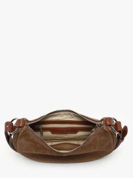Shoulder Bag Suede Leather Lancaster Brown suede 81 other view 3