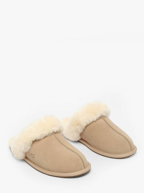 Scuffette Ii Slippers In Leather Ugg Beige women 1106872 other view 1