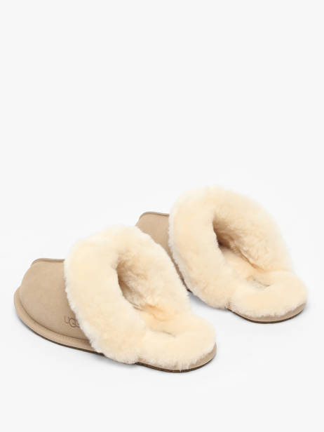 Scuffette Ii Slippers In Leather Ugg Beige women 1106872 other view 2