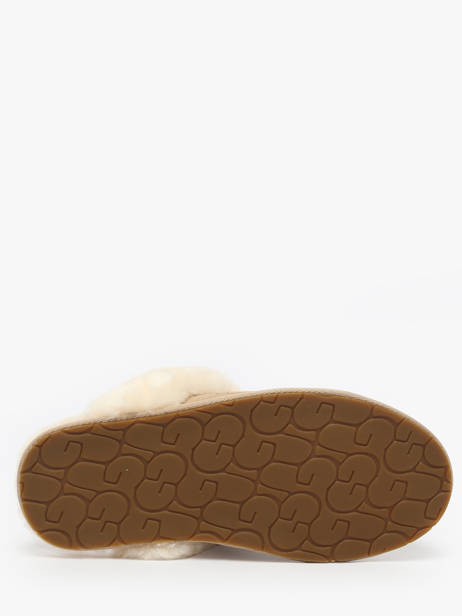 Scuffette Ii Slippers In Leather Ugg Beige women 1106872 other view 4