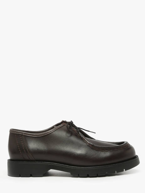 Derby Shoes In Leather Kleman Brown men PADROR