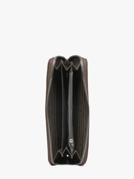 Zip Wallet Classic Miniprix Brown grained H1689 other view 2