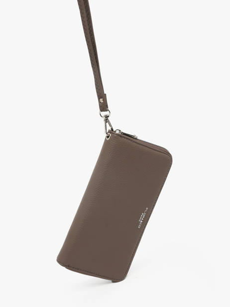 Zip Wallet Classic Miniprix Brown grained H1689 other view 4