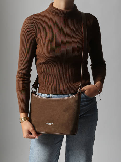 Shoulder Bag Suede Leather Lancaster Brown suede 80 other view 1