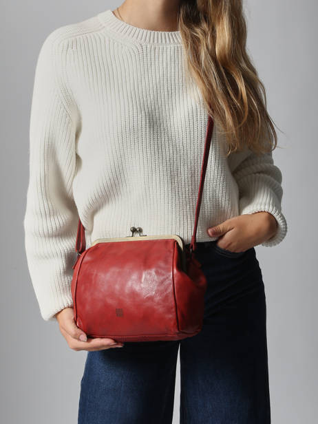 Cross Body Tas Heritage Leather Biba Brown heritage BT22 other view 1