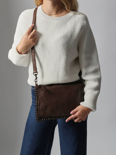 Leather Crossbody Bag Heritage Biba Brown heritage POR2L other view 1